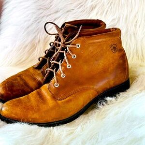 Ariat Tan Lace Up Boots